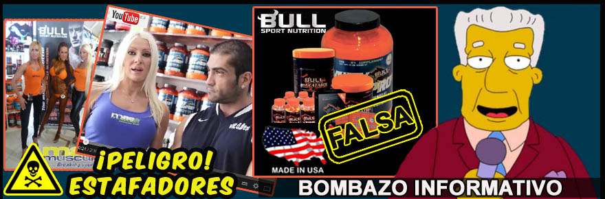 Estafa de Bull Sport Nutrition by Masmusculo