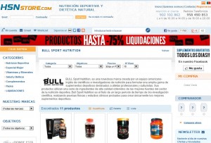 Estafa de HSN Store con Bull Sport Nutrition